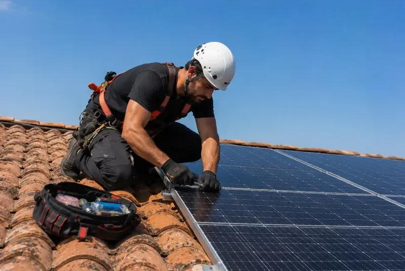 Maintenance et monitoring de panneaux solaires à Saint-Philbert-de-Bouaine